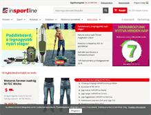 Tablet Screenshot of insportline.hu