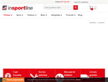 Tablet Screenshot of insportline.ro