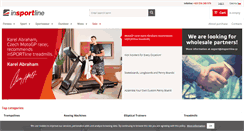 Desktop Screenshot of insportline.eu